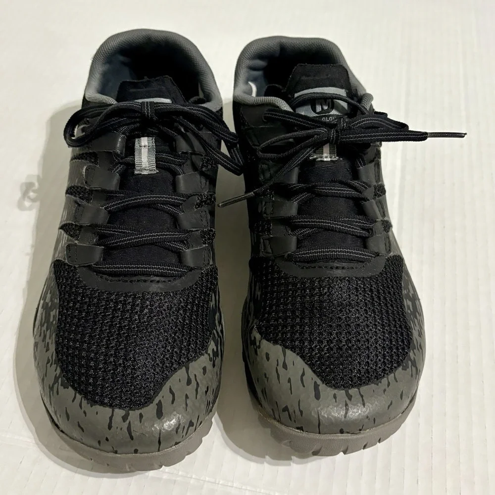 Merrell Trail Glove 5 Women's 8 Black Gray Barefoot Trail Running Shoes Vibram